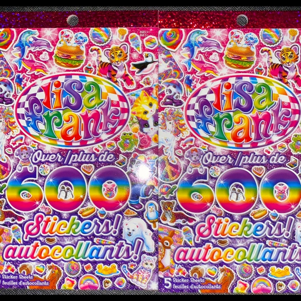 Lisa Frank Sticker Book Bundle